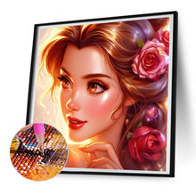 Load image into Gallery viewer, Diamond Painting - Full Round - Beautiful modern princess Belle (30*30CM)
