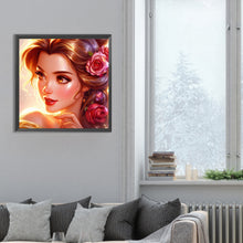 Load image into Gallery viewer, Diamond Painting - Full Round - Beautiful modern princess Belle (30*30CM)
