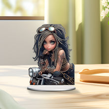 Load image into Gallery viewer, Acrylic Little Girl Diamond Painting Tabletop Ornament Kit for Home Office Decor
