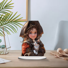 Load image into Gallery viewer, Acrylic Little Girl Diamond Painting Tabletop Ornament Kit for Home Office Decor
