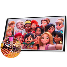 Load image into Gallery viewer, Diamond Painting - Full Round - Disney Princess Collection (70*40CM)
