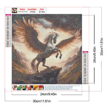 Load image into Gallery viewer, Diamond Painting - Full Round - angel horse (30*30CM)
