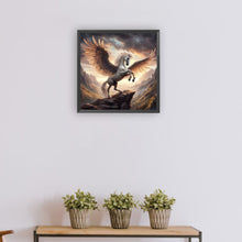 Load image into Gallery viewer, Diamond Painting - Full Round - angel horse (30*30CM)
