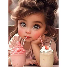 Load image into Gallery viewer, Diamond Painting - Full Square - cute girl (30*40CM)
