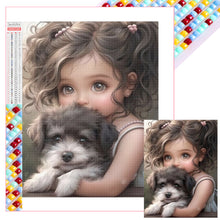 Load image into Gallery viewer, Diamond Painting - Full Square - cute girl (30*40CM)
