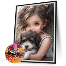 Load image into Gallery viewer, Diamond Painting - Full Square - cute girl (30*40CM)
