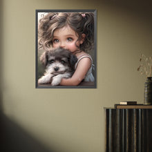Load image into Gallery viewer, Diamond Painting - Full Square - cute girl (30*40CM)
