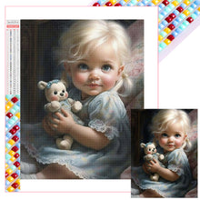 Load image into Gallery viewer, Diamond Painting - Full Square - cute girl (30*40CM)

