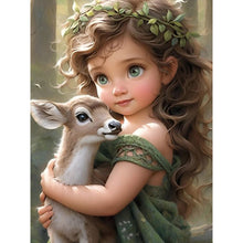 Load image into Gallery viewer, Diamond Painting - Full Square - cute girl (30*40CM)
