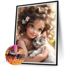 Load image into Gallery viewer, Diamond Painting - Full Square - cute girl (30*40CM)
