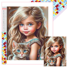 Load image into Gallery viewer, Diamond Painting - Full Square - cute girl (30*40CM)
