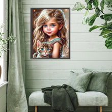 Load image into Gallery viewer, Diamond Painting - Full Square - cute girl (30*40CM)
