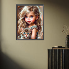 Load image into Gallery viewer, Diamond Painting - Full Square - cute girl (30*40CM)
