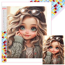 Load image into Gallery viewer, Diamond Painting - Full Square - cute girl (30*40CM)
