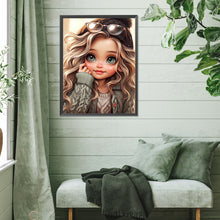 Load image into Gallery viewer, Diamond Painting - Full Square - cute girl (30*40CM)

