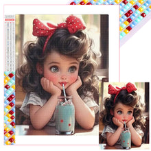 Load image into Gallery viewer, Diamond Painting - Full Square - cute girl (30*40CM)
