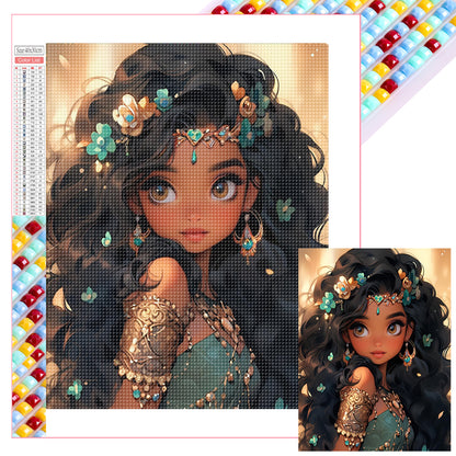 Diamond Painting - Full Square - cute girl (30*40CM)
