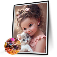 Load image into Gallery viewer, Diamond Painting - Full Square - cute girl (30*40CM)
