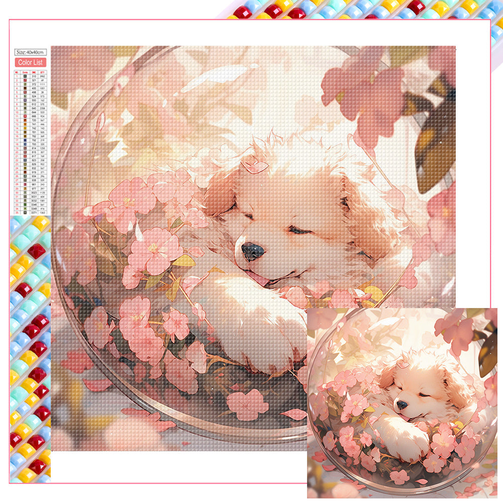Diamond Painting - Full Square - dog (40*40CM)