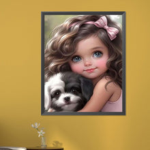 Load image into Gallery viewer, Diamond Painting - Full Square - little girl (40*50CM)

