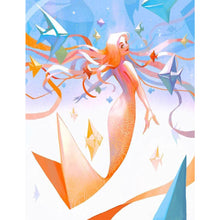 Load image into Gallery viewer, Diamond Painting - Full Round - Origami mermaid girl (50*60CM)
