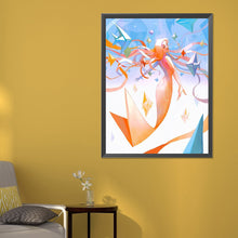 Load image into Gallery viewer, Diamond Painting - Full Round - Origami mermaid girl (50*60CM)
