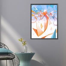 Load image into Gallery viewer, Diamond Painting - Full Round - Origami mermaid girl (50*60CM)
