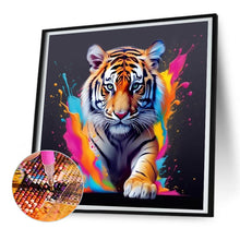 Load image into Gallery viewer, Diamond Painting - Full Round - Tiger and paint (30*30CM)
