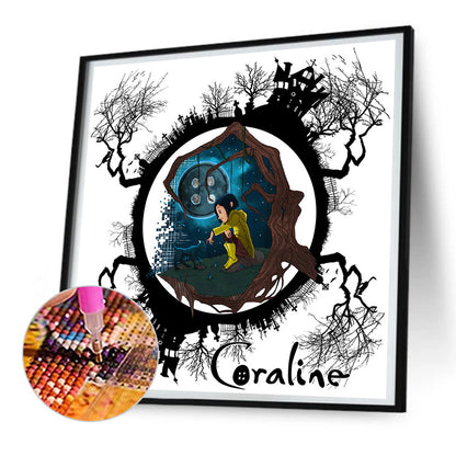 Diamond Painting - Full Round - Coraline (30*30CM)