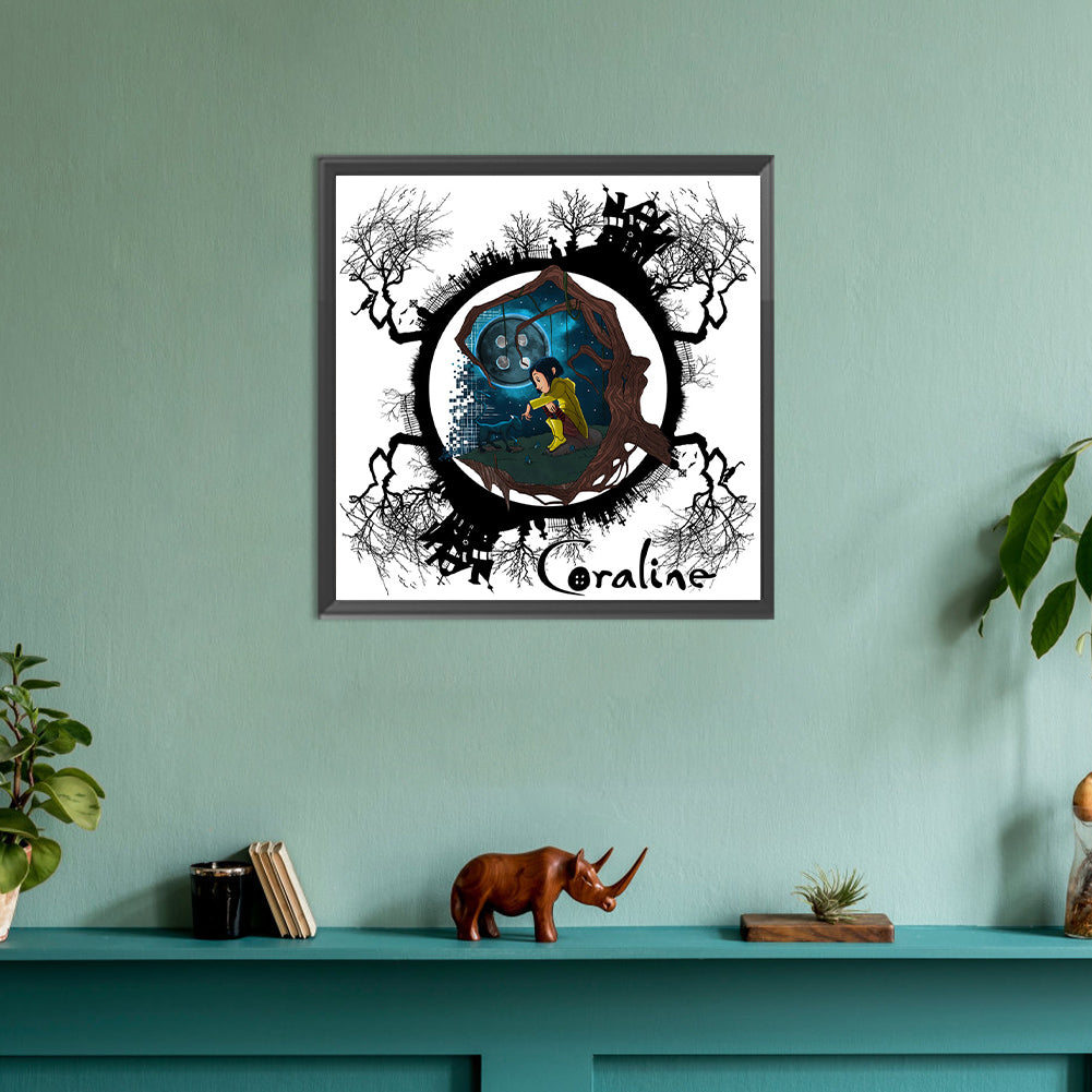 Diamond Painting - Full Round - Coraline (30*30CM)