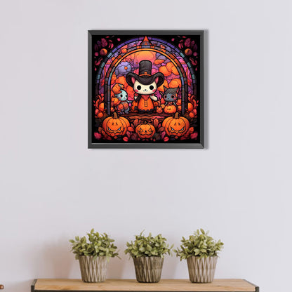 AB Diamond Painting - Full Round - pumpkin party (40*40CM)