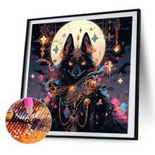 Load image into Gallery viewer, AB Diamond Painting - Full Round - wolf under the moon (40*40CM)
