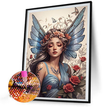 Load image into Gallery viewer, AB Diamond Painting - Full Round - butterfly girl (40*60CM)
