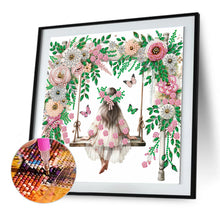 Load image into Gallery viewer, Diamond Painting - Partial Special Shaped - flower girl (30*30CM)

