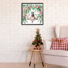 Load image into Gallery viewer, Diamond Painting - Partial Special Shaped - flower girl (30*30CM)
