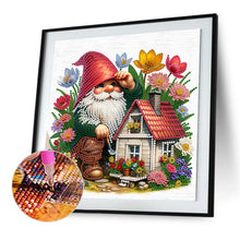 Load image into Gallery viewer, Diamond Painting - Partial Special Shaped - Easter Garden Gnome (30*30CM)
