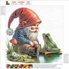 Load image into Gallery viewer, Diamond Painting - Partial Special Shaped - Easter Garden Gnome (30*30CM)
