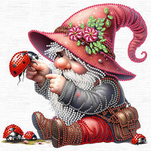 Load image into Gallery viewer, Diamond Painting - Partial Special Shaped - Easter Garden Gnome (30*30CM)
