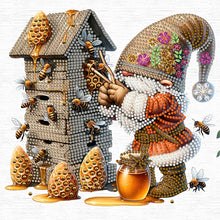 Load image into Gallery viewer, Diamond Painting - Partial Special Shaped - Easter Garden Gnome (30*30CM)
