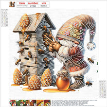 Load image into Gallery viewer, Diamond Painting - Partial Special Shaped - Easter Garden Gnome (30*30CM)
