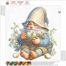 Load image into Gallery viewer, Diamond Painting - Partial Special Shaped - Easter Garden Gnome (30*30CM)
