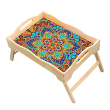 Load image into Gallery viewer, Diamond Painting Dinning Table Tray with Handle for Serving Food (Mandala)
