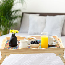Load image into Gallery viewer, Diamond Painting Dinning Table Tray with Handle for Serving Food (Mandala)
