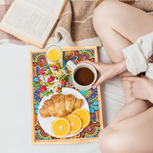 Load image into Gallery viewer, Diamond Painting Dinning Table Tray with Handle for Serving Food (Mandala)
