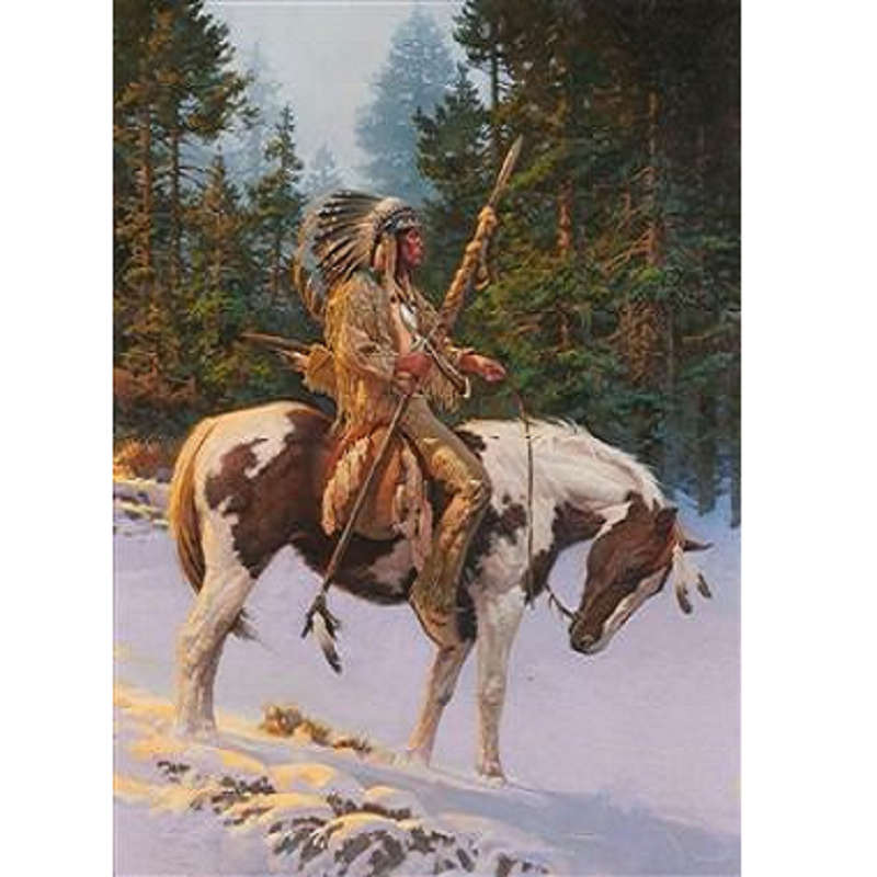 Diamond Painting - Full Round - indian (30*40CM)