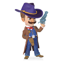 Load image into Gallery viewer, Acrylic Cowboy DIY Diamond Painting Tabletop Ornament Kit for Home Office Decor
