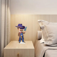 Load image into Gallery viewer, Acrylic Cowboy DIY Diamond Painting Tabletop Ornament Kit for Home Office Decor
