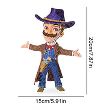Load image into Gallery viewer, Acrylic Cowboy DIY Diamond Painting Tabletop Ornament Kit for Home Office Decor

