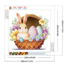 Load image into Gallery viewer, Diamond Painting - Partial Special Shaped - Basket bouquet with Easter eggs (30*30CM)
