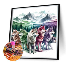 Load image into Gallery viewer, Diamond Painting - Full Round - snow wolf (30*30CM)
